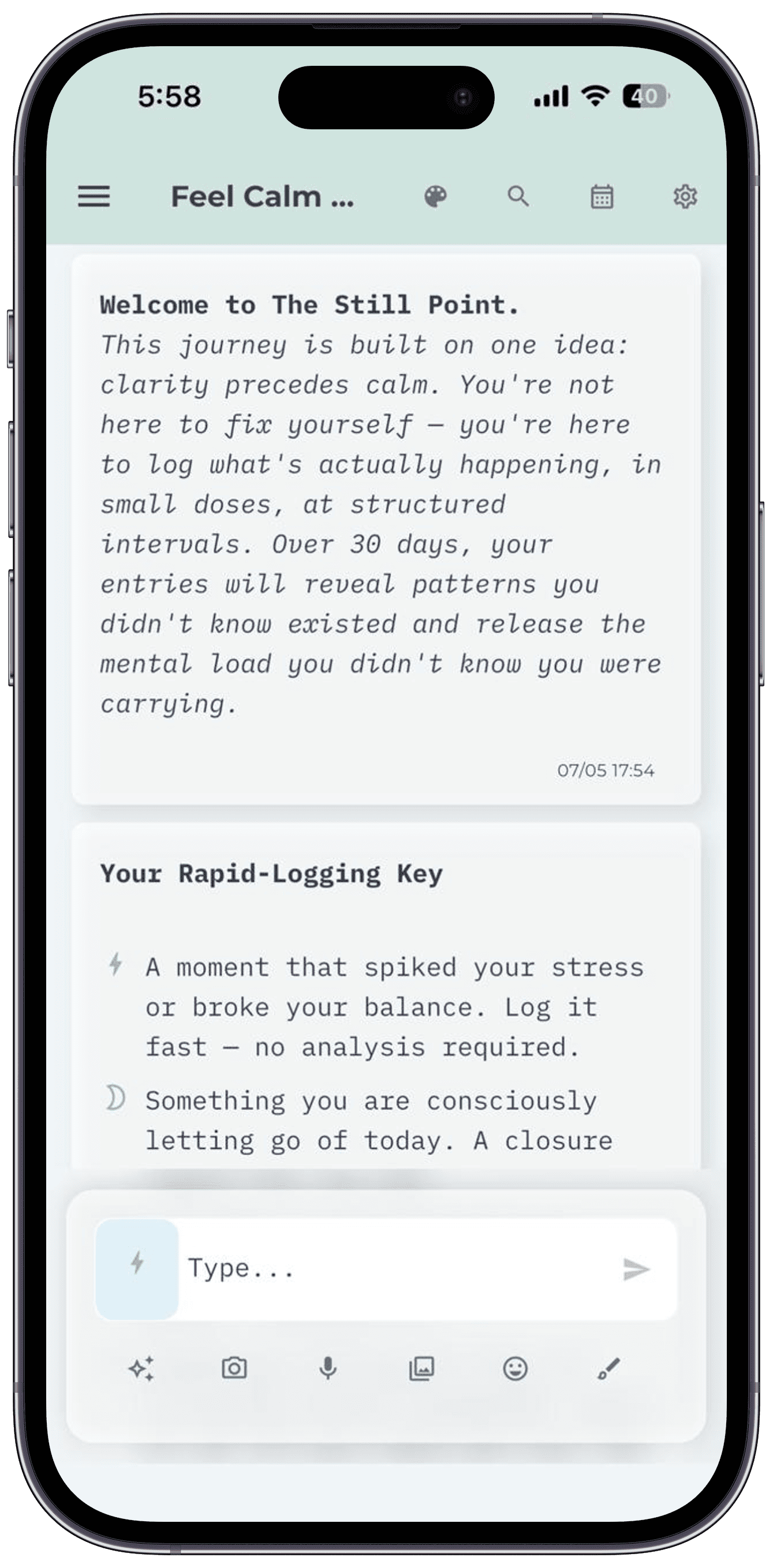 Penso Notes — Digital Zen theme